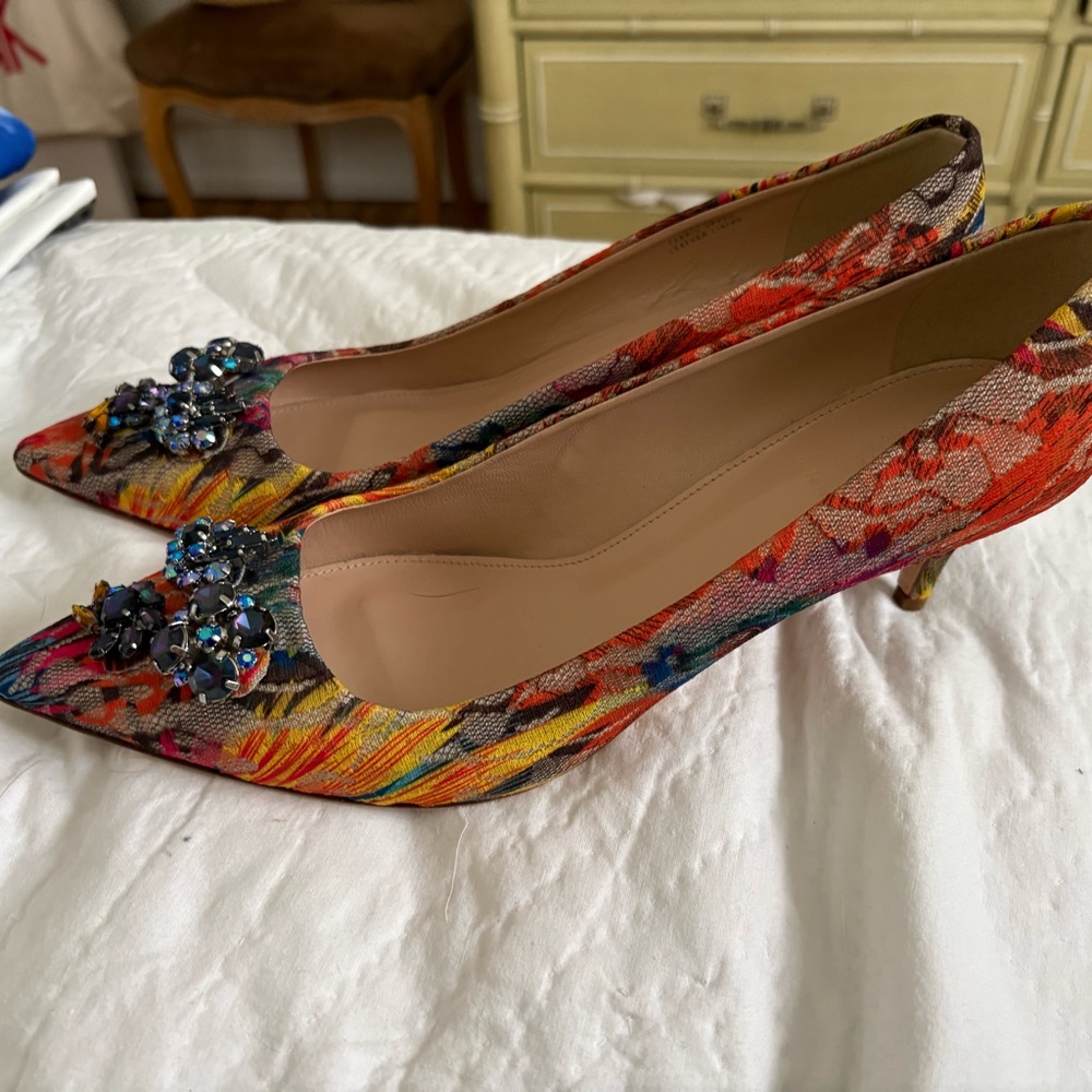J.Crew  Embellished like new Women's Pumps